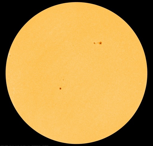 Credit NASA SDO. Solar HMI Intensitygram - Flattened.